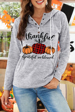 Load image into Gallery viewer, Thankful, Grateful &amp; Blessed Hoodie
